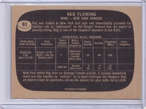 1966-67 Topps Hockey Singles - SET BREAK - Combined Shipping - YOU PICK - Picture 144 of 210