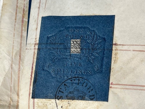 Antike 1840 zweiseitige Kalbsfellurkunde / Dokument / Vertrag / Testament - Bild 7 von 14