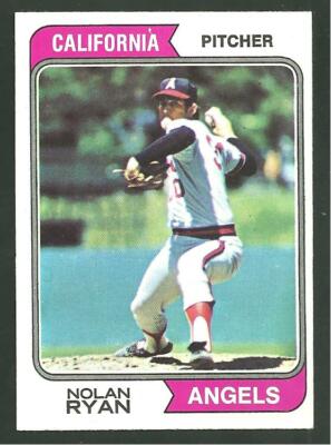 1974 Topps #20 Nolan Ryan Vintage Baseball Card California