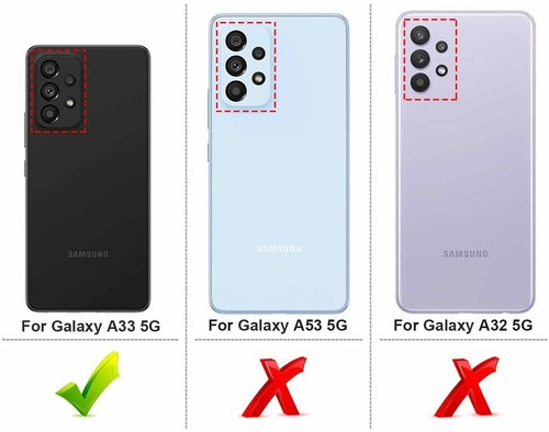 Hülle für Samsung Galaxy A33 5G Schwarz Matt Silikon Schutz Handyhülle Tasche - Picture 6 of 7