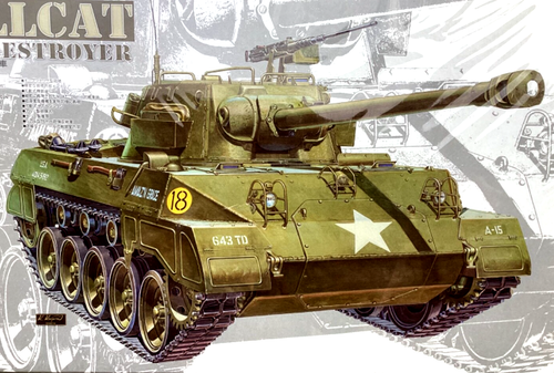 AFV CLUB 1/35 WW II AMERICAN U.S. ARMY M18 HELLCAT TANK DESTROYER # 35015 F/S - Foto 12 di 20