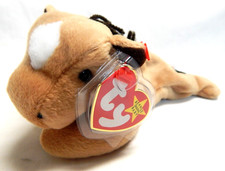 Derby Horse VTG Rare 1995 Retired Ty Beanie Babies Heart Tag PE Pellets