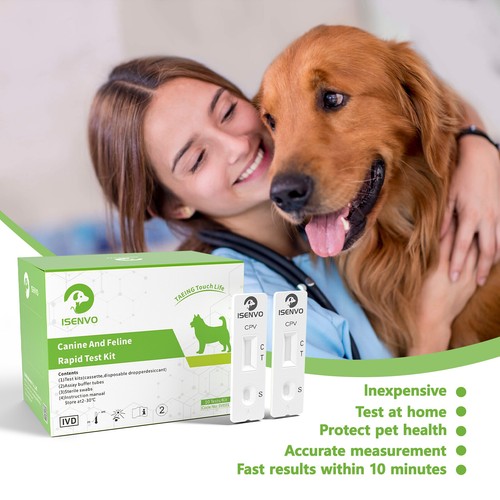 10er Pack Canine Parvovirus - CPV Ag Kotabstrich Heimtest Kit für Hunde Tierarzt - Bild 3 von 5