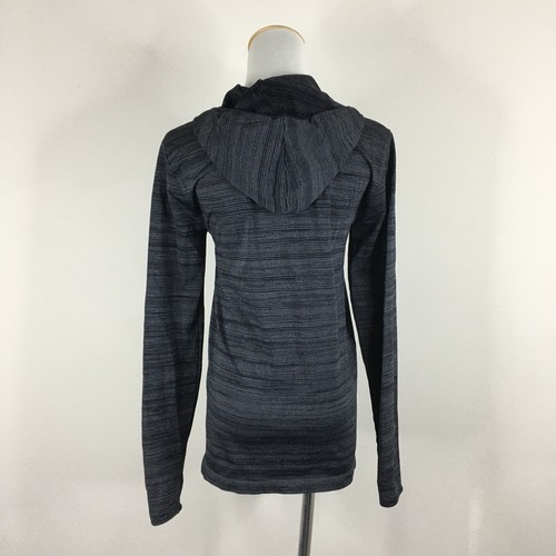 FABLETICS Damen Gr. Medium schwarz grau Hoodie Stretch tailliert Pullover Shirt - Bild 7 von 8