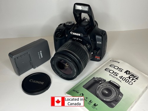 Canon EOS 400D Rebel XTi Digital SLR Camera, 18-55mm lens w/ charger  #21 - Bild 1 von 19