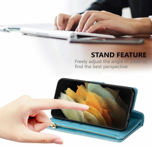 Fr OnePlus Nord N200 5G Bling Magnetic Leather Card Slot Wallet Phone Case Cover - Picture 3 of 18