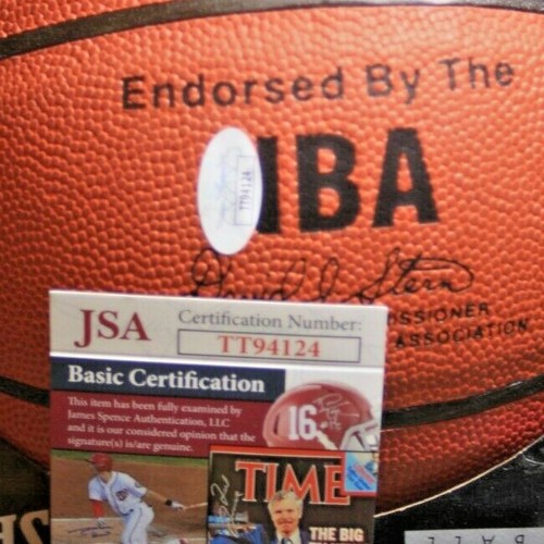 NBA Hall of Famer Rick Barry Autographed Golden State Warriors Spalding/ JSA COA - Picture 2 of 2