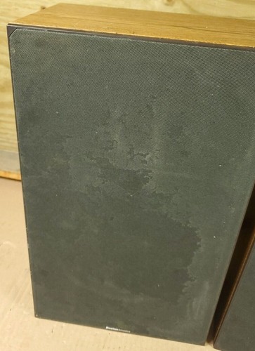 Boston Acoustics A60 Series II Bookshelf Speakers woodgrain finish new foam - Picture 3 of 11