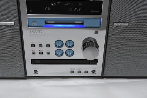 Sony HCD-J3MD Mini HiFi Stereo System - CD / MiniDisc MD /AM FM Radio/ Aux Input - Picture 7 of 22