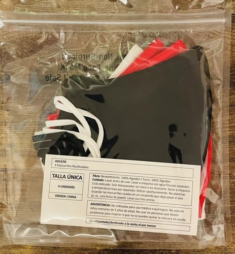 NEW Lot Of 8 Official Target Employee Face Mask Bullseye (2 Packs Of 4) - Picture 2 of 3