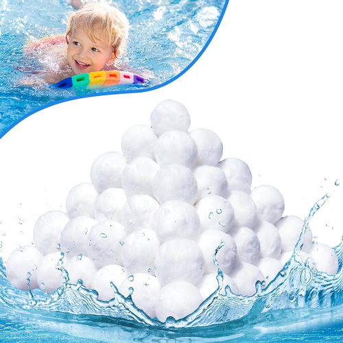3.1 Lbs Pool Filter Balls, Eco-Friendly Filter Balls for Swimming Pool Sand Filt