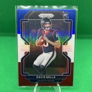 2021 Panini Prizm DAVIS MILLS RC Rookie Red White Blue #352 Texans