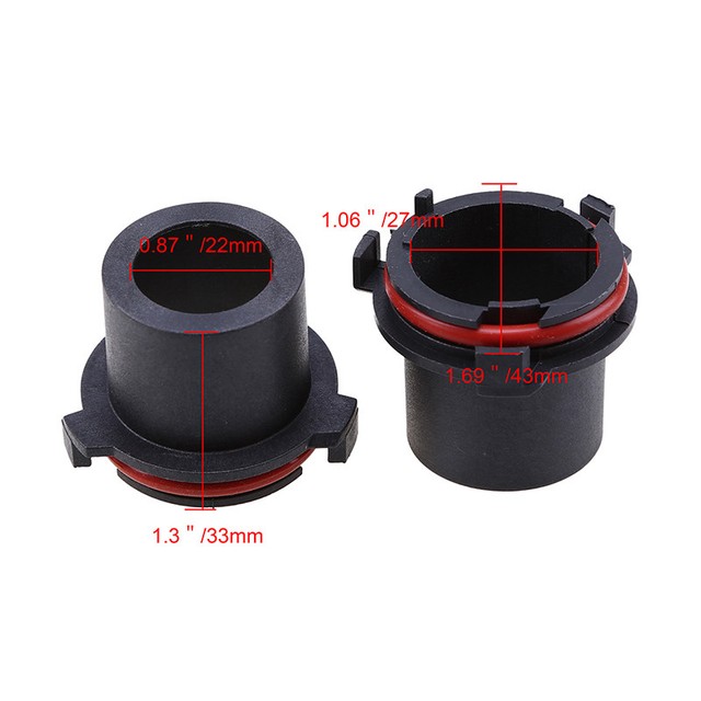 2x H7 Hid Led Xenon Bulb Holder Adapter Base For Vauxhall Opel Astra 2x H7 Hid Led Xenon Bulb Holder Adapter Base For Vauxhall Opel Astra Mk4 G Corsa