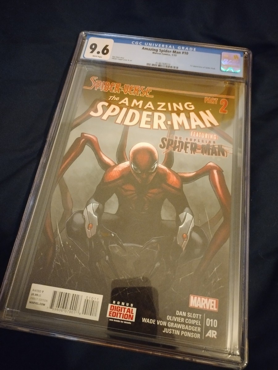 Amazing Spider-Man #10 CGC 9.6 WHITE PAGES 2015! Marvel 1st