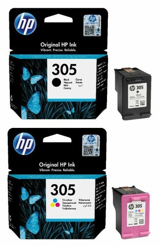 Cartuccia HP 305 inchiostro nero e colore dual pack Originale - Foto 1 di 3