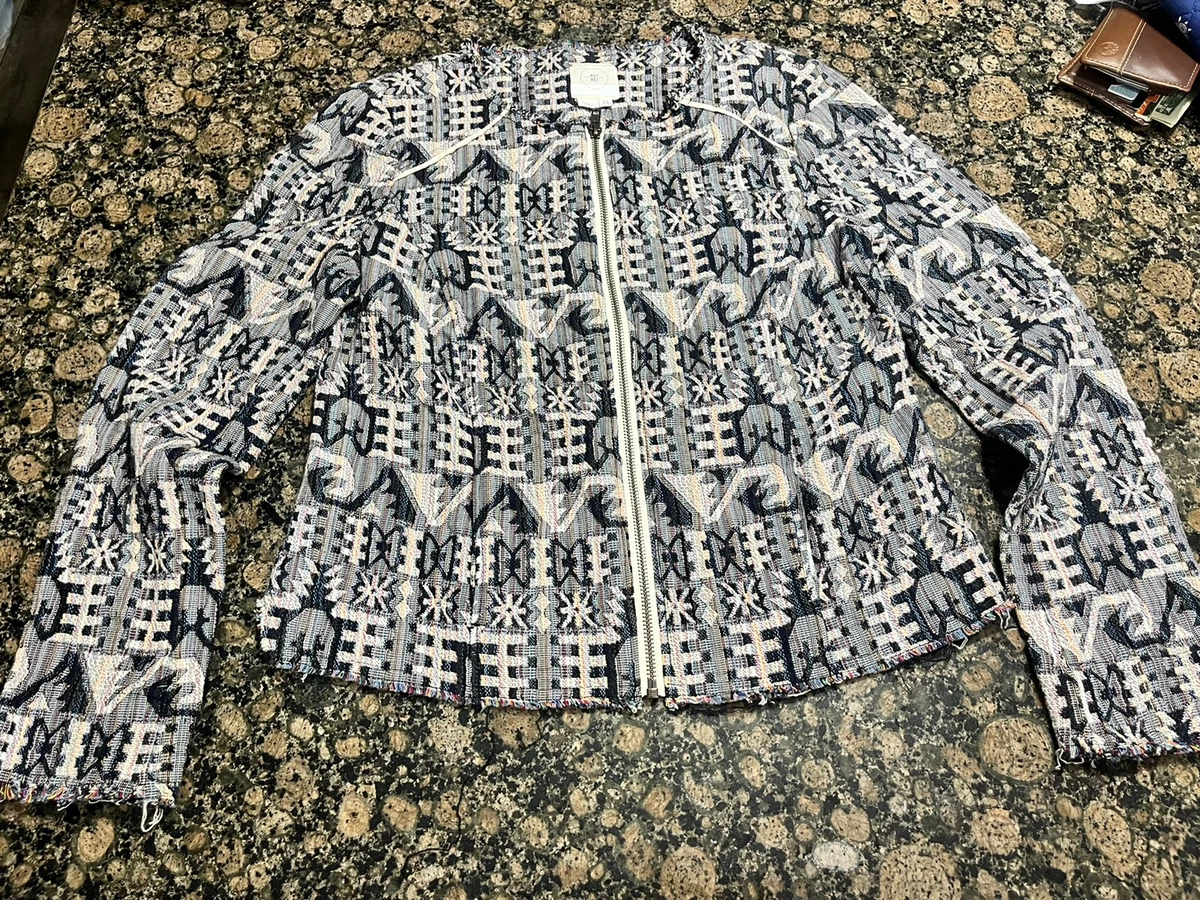 Anthropologie Hei Hei Feifo Tapestry Zip Up Jacket Size 4 Nice