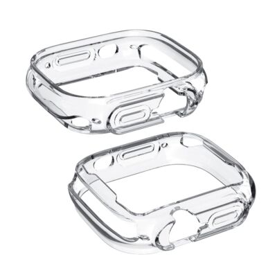 Für Apple Watch Ultra 1 + 2 49mm Shockproof TPU Silikon Hülle Tasche Transparent