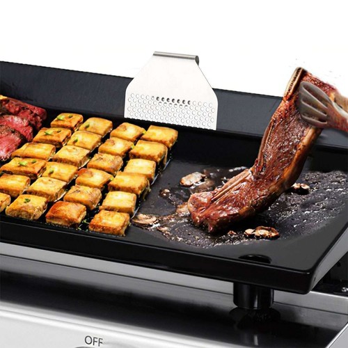 Griddle Grease Gate, Stainless Steel Rear Food Filter Mesh Screen Blocks, Grill - Picture 6 of 10