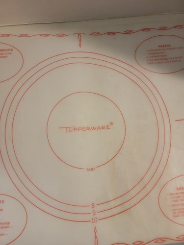 Estera de pastelería Tupperware vintage hoja de tarta 1965 18" x 22" solo alfombrilla - Imagen 3 de 9
