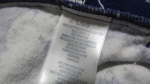 Lanz of Salzburg Cotton Flannel Pajamas Set Pockets Puppy Dogs Size Large Blue - Picture 11 of 11