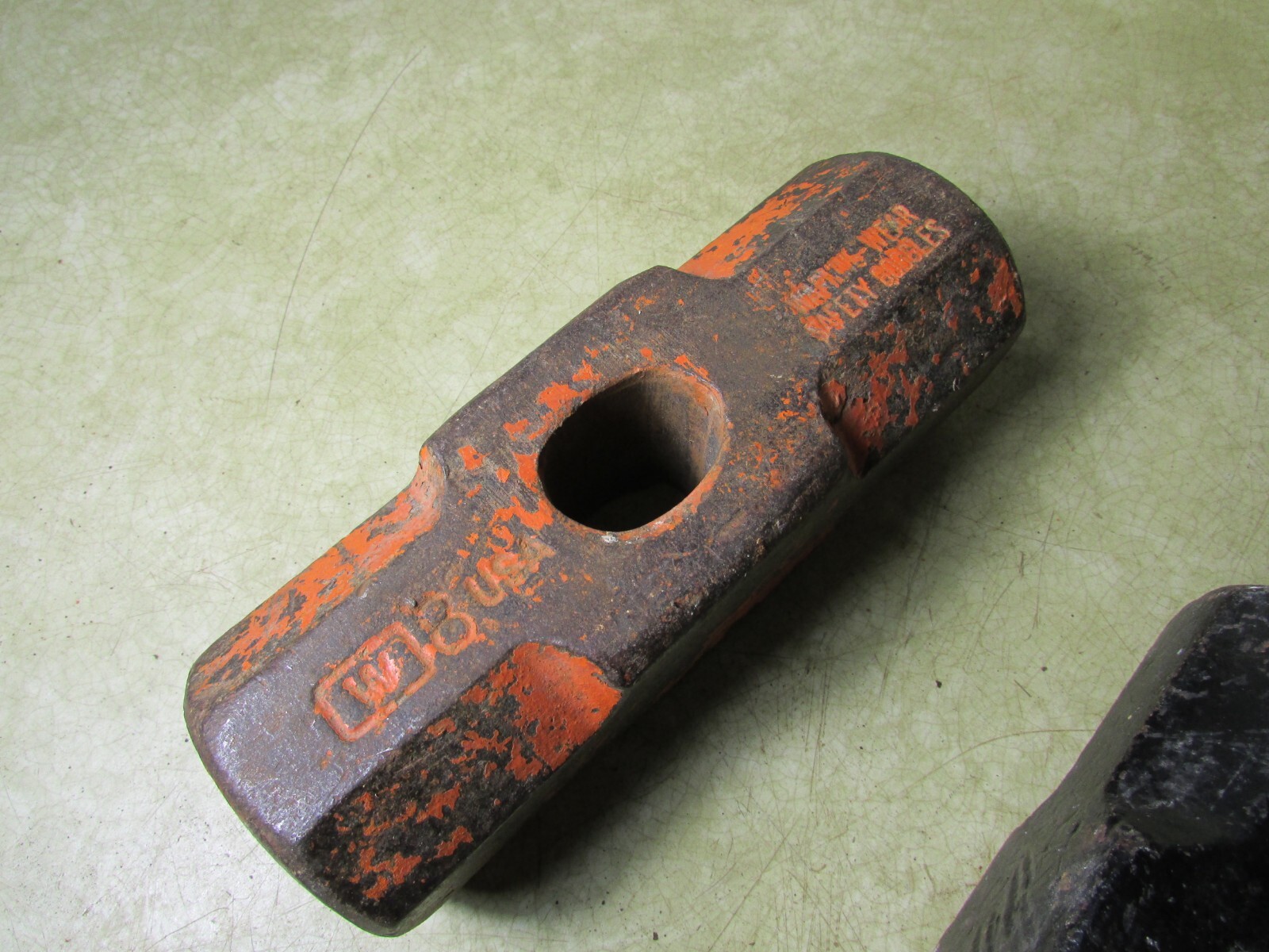 2 Blacksmith Sledge Hammer Heads Made in USA 1 Atha 850 eBay