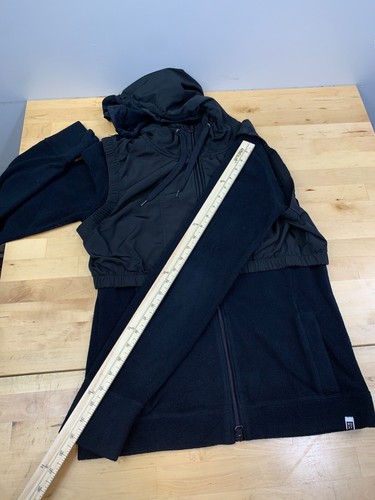 Roxy Jacket Womens M Black Casual Full Zip Hooded 10405 - Picture 5 of 6