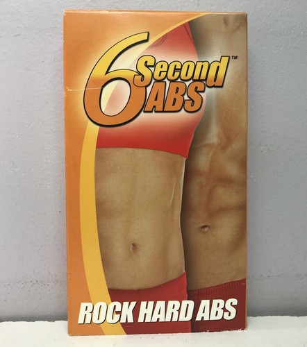 6 Sekunden Bauchmuskeln VHS Videokassette steinhart Bauch Übung Training 2 kaufen 1 gratis erhalten!