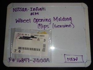 Nissan-Infiniti OEM Wheel Opening Molding Clips 76847-JG00A | eBay