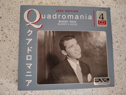JAZZ 4 CD SET Buddy Rich Quadromania OOP German Import Marcus 1926-1977 EXC.