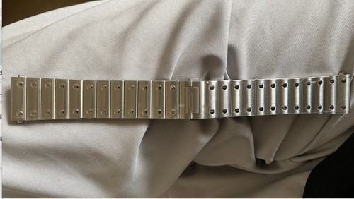 21 mm Reloj Pulsera Banda de Acero Correa para Cartier Santos Mediano WSSA0009 WSSA0010 - Imagen 6 de 12