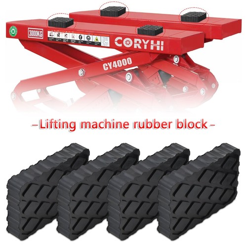 Gummiklotz Gummiklötze Gummiauflage Gummiteller Hebebühne Satz 4x 160x120x100 mm - Bild 5 von 26