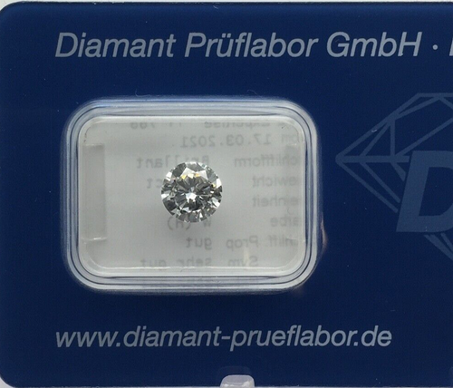 Wertvoller Brillant von 0,87ct in Weiß (H) kleine Einschlüsse (SI)Expertise -DPL - Bild 3 von 10