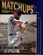 1996 SP Marquee Matchups #MM18 Chipper Jones - NM-MT