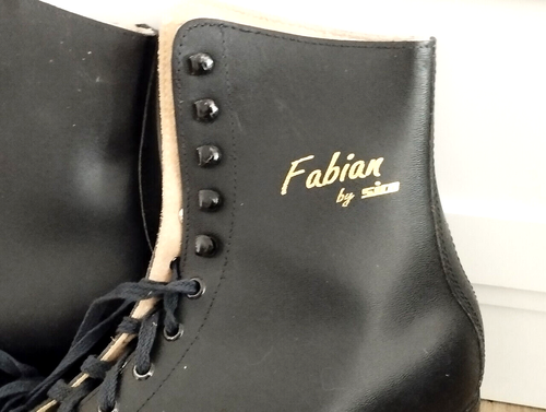 Herren Eiskunstlauf Schlittschuhe Gr. 45 schwarz Leder Fabian sico - Bild 2 von 7