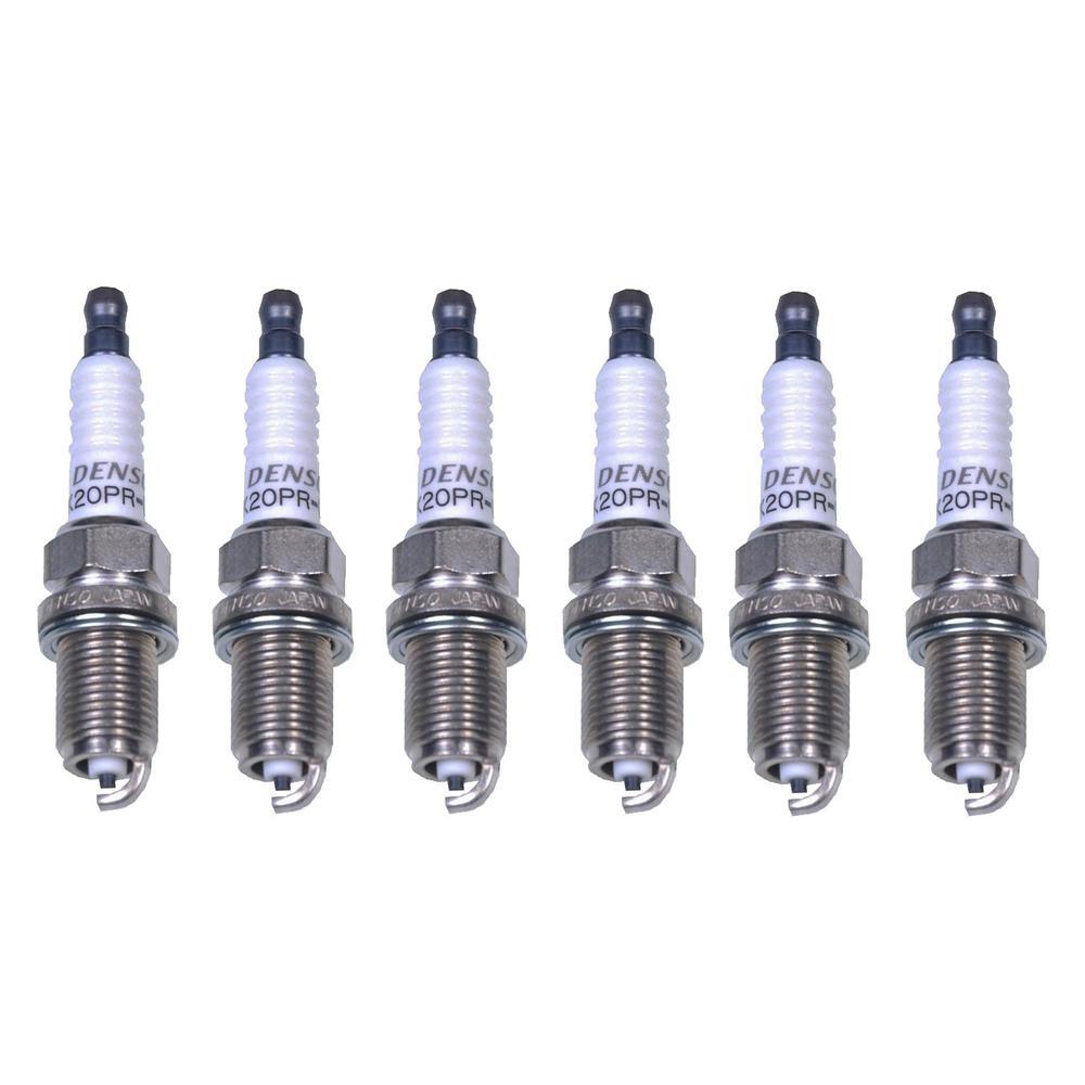 For Chevrolet Dodge Mazda Set Of 6 Spark Plugs Denso Regular Resistor K20PR U11
