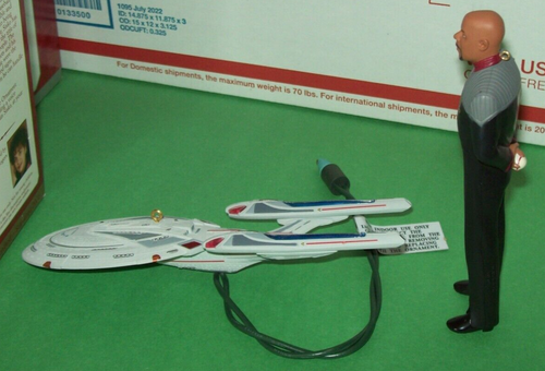 Hallmark Lot Star Trek USS Enterprise NCC 1701 E Captain Benjamin Ornaments - 第 9/13 張圖片