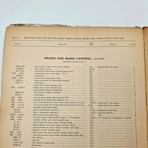 Ford Anglia Prefect Escort Squire Thames Equalizer - Handbrake Cable 100E-2119-B - Picture 7 of 7