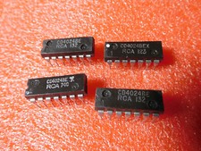 Lot of 4: RCA CD4024B (CD4024) DIP IC - NOS. USA Seller, fast ship!