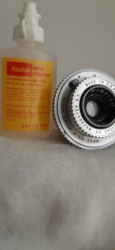 Kodak Ektra Ektar 35mm f 3.3 Wide Angle Lens,With Finder Mask Case & Cap Minty - Imagen 3 de 14