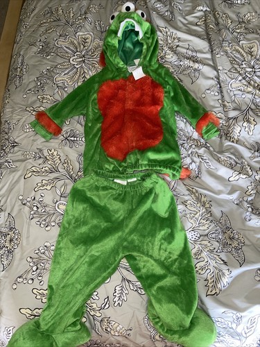 Hyde And Eek 12/18 Mo 3-eyed Green Halloween Monster Dragon Costume Unworn New - Picture 1 of 5