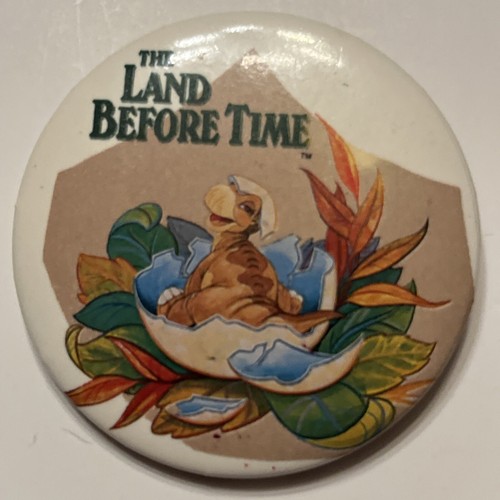 The Land Before Time Ducky Pin Button Hatching 2 1/8" Pinback Vintage - Bild 2 von 17