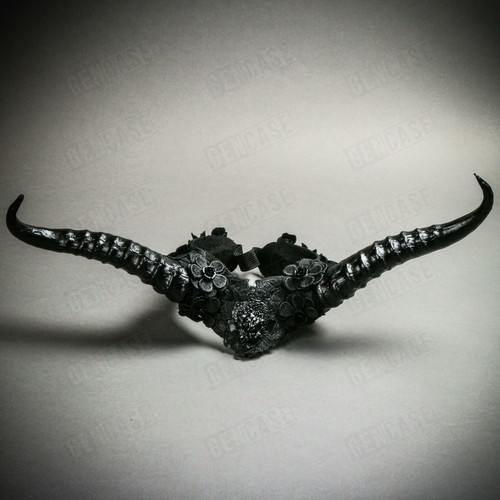 Women Fairy Mythical Maleficent Long Horns Headband Hallowen Fantasy Costume - Picture 4 of 24