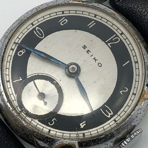 Rare Vintage 1946 SEIKO Small second Cal. New 10A type Hand-winding Japan #1778 - Picture 11 of 14