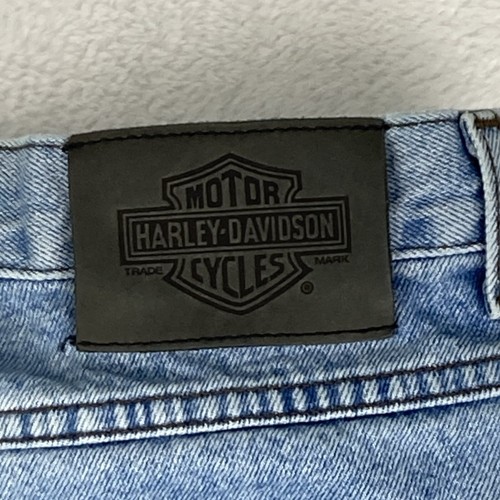 Harley Davidson Damen High Rise Classic Fit Jeans Medium Wash Blau Größe 16R - Bild 17 von 19