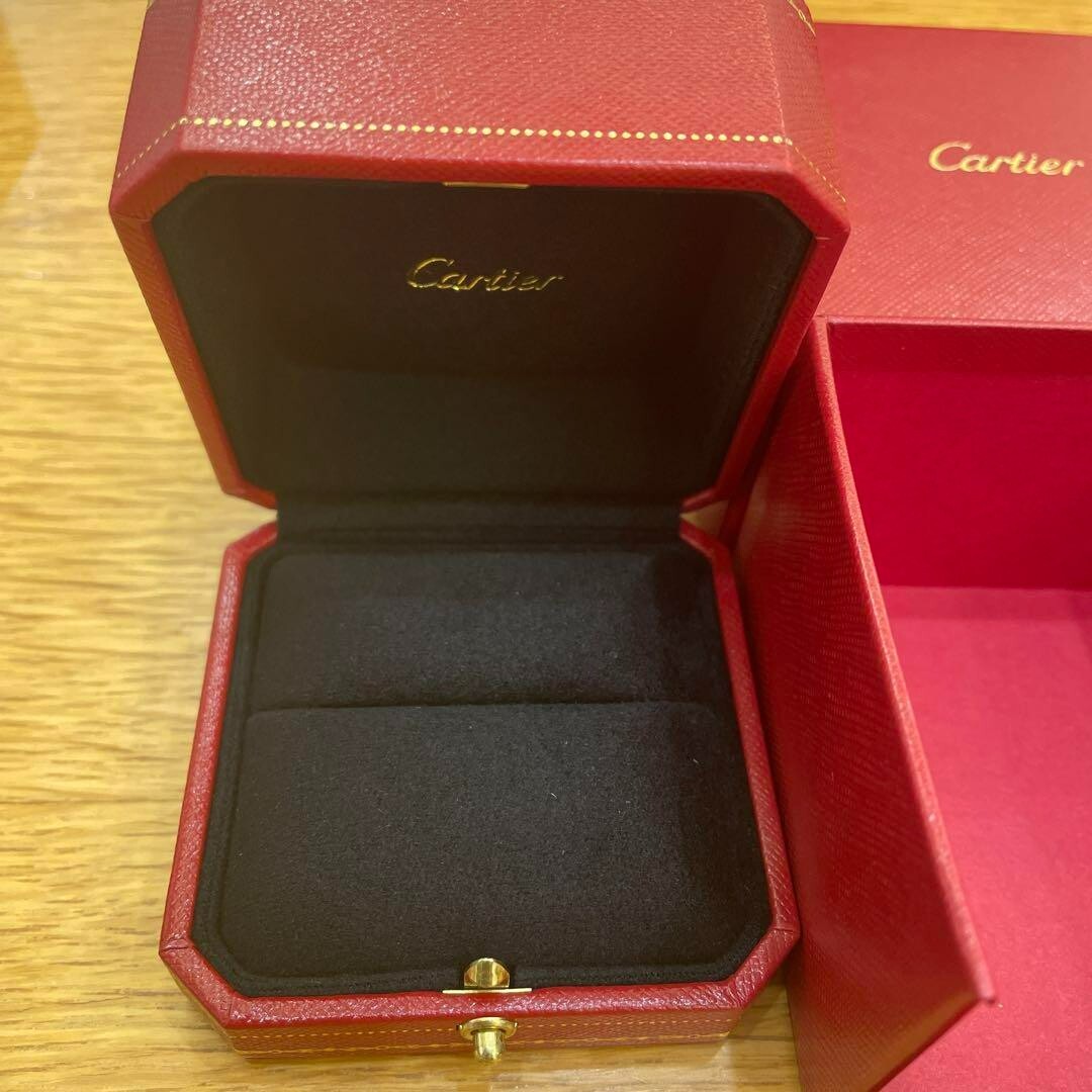 CARTIER Ring Jewelry Jewellery Case Box Black Inlay with