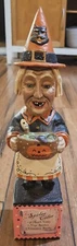 Bethany Lowe Designs Greg Guedel Halloween Collection  Spider Cider Witch Figure