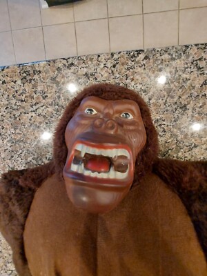 VTG 70 s 23'' LARGE Plush RKO KING KONG Original Stuffed Animal Movie Monster 
