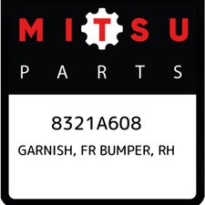 8321A608 Mitsubishi Garnish, fr bumper, rh 8321A608, New Genuine OEM Part