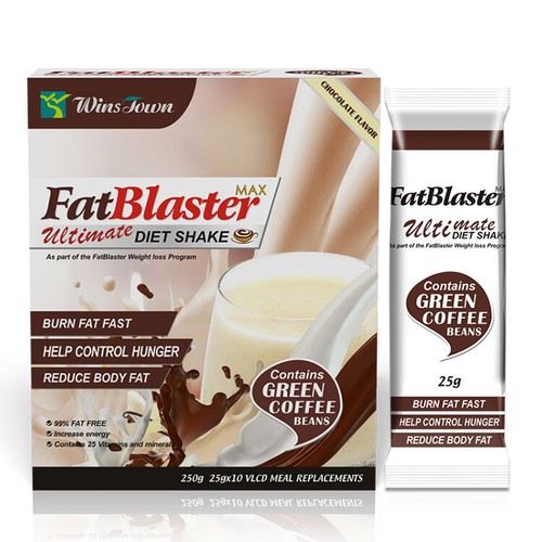 Fett Blaster Gewichtsverlust Shake Kaffee Shake Schokolade Aroma Pulver 250g - Picture 5 of 17