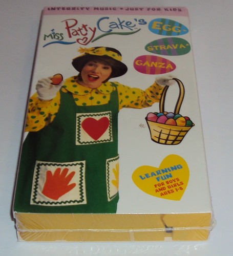 Miss Patty Cake's Egg-Strava-Ganza VHS Video Eggstravaganza Integrity Music Kids - Imagen 3 de 3